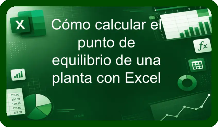 Cómo calcular el punto de equilibrio de una planta con Excel